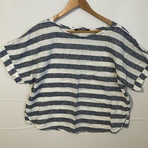 Zara linen t-shirt